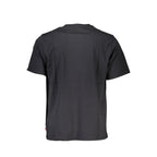 Black Cotton Mens T-Shirt