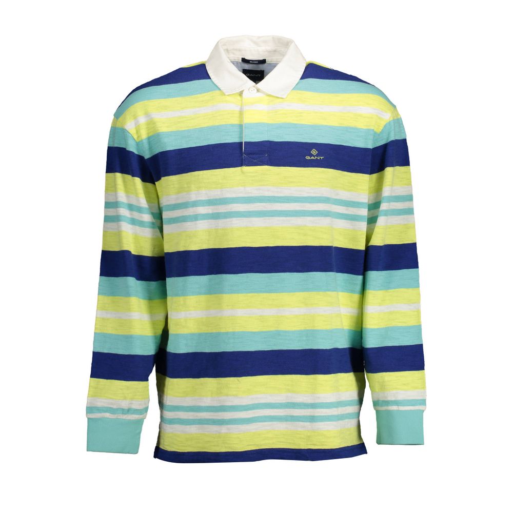Yellow Cotton Mens Polo Shirt