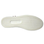 White Leather Gold Red Heart Sneakers Shoes