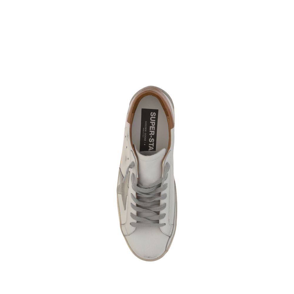 White Leather Superstar Sneakers