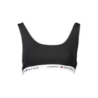 Black Cotton Women's Sports Bra