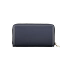 Blu Polyester Women Wallet