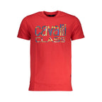 Red Cotton Men T-Shirt