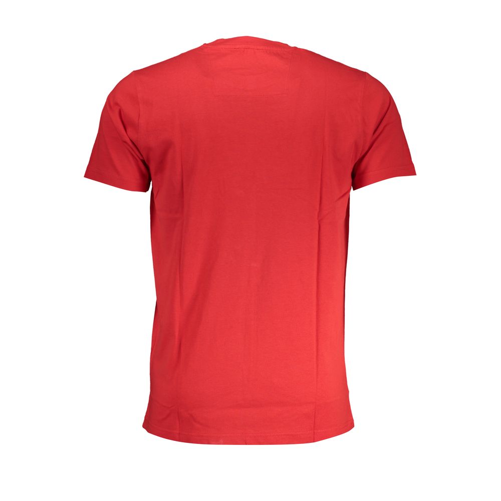 Red Cotton Men T-Shirt