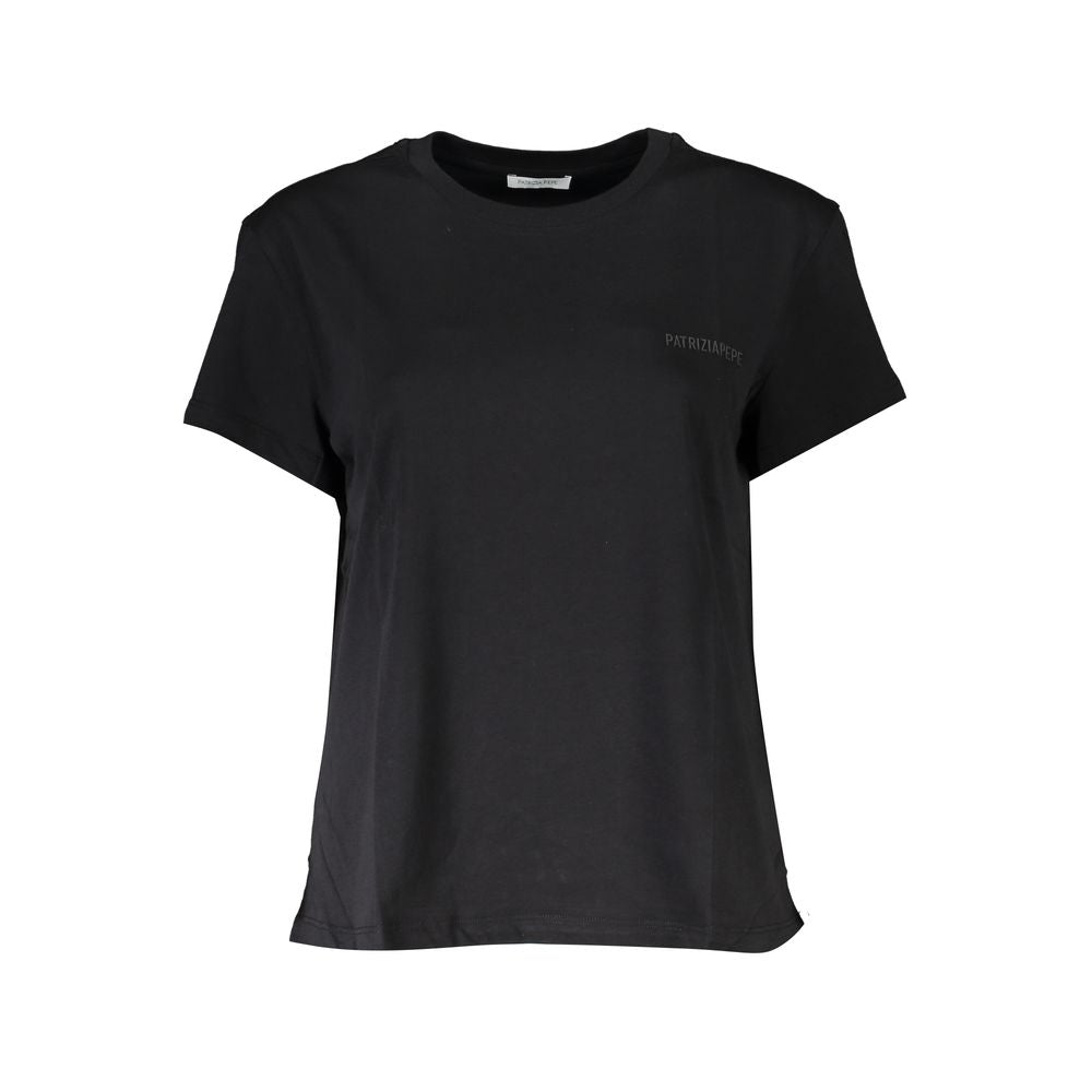 Black Organic Cotton Women T-Shirt