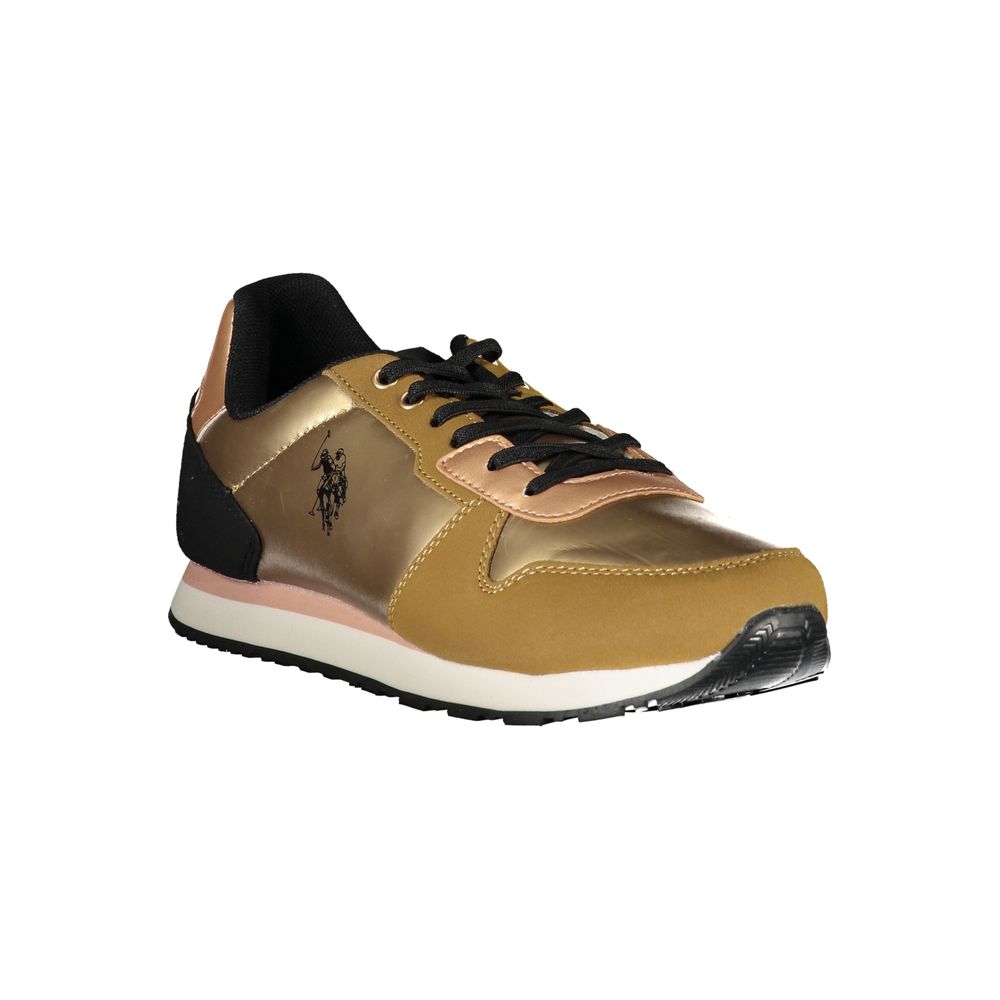 Oro Poliuretano Donna Sneaker