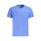 Blue Cotton Men's T-Shirt