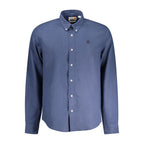 Blu Linen Men Shirt