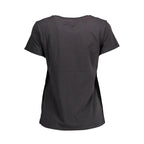 Black Organic Cotton Women T-Shirt