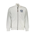 White Cotton Men Sweatshirt