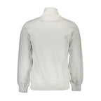 White Cotton Men Sweatshirt