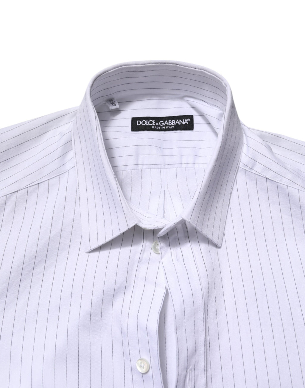 White Stripes Cotton Long Sleeve Formal Shirt