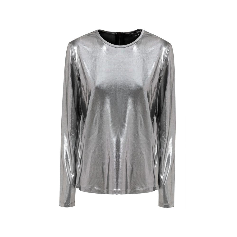 Gray Viscose Long Sleeve