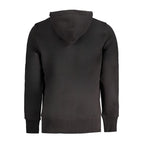 Black Cotton Men's Sweatshirt