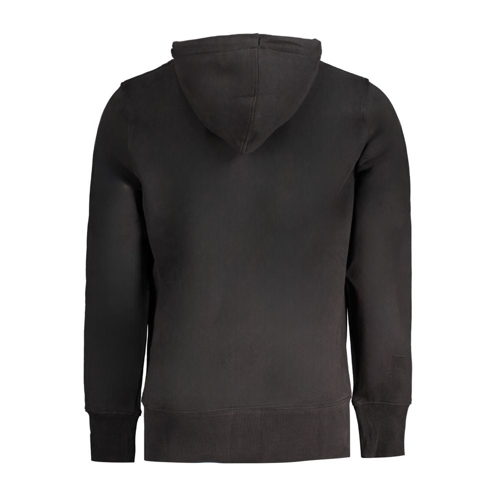 Black Cotton Men's Sweatshirt