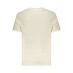 Beige Cotton Men T-Shirt