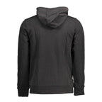 Black Cotton Men's Hoodie