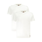 White Cotton Men Underwear Shirt