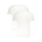 White Cotton Men Underwear Shirt