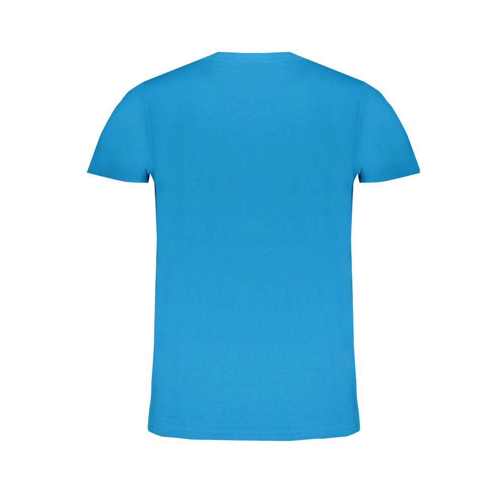 Blu Cotton Men T-Shirt