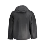 Black Polyester Men's Jacket