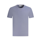 Blue Cotton Men's T-Shirt