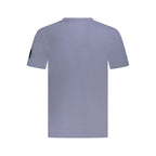 Blue Cotton Men's T-Shirt