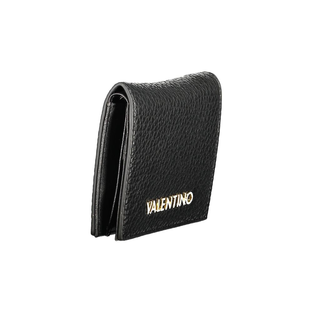 Black Polyurethane Women Wallet