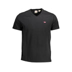 Black Cotton Men's T-Shirt