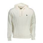 White Cotton Men's Hoodie