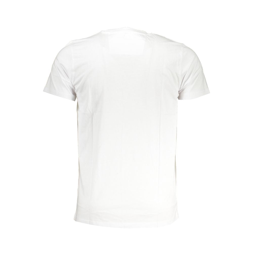 Bianco Cotton Uomo T-Shirt