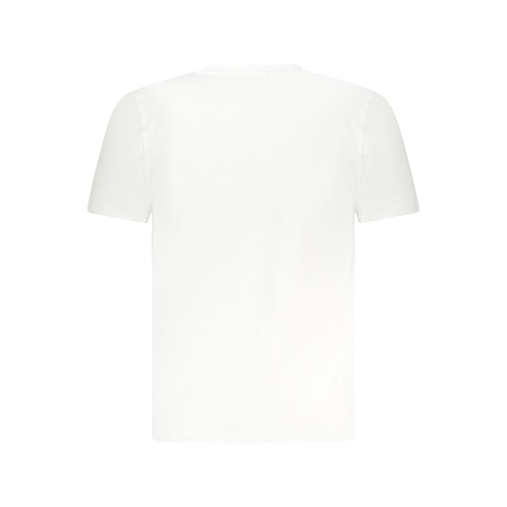 White Cotton Men's T-Shirt