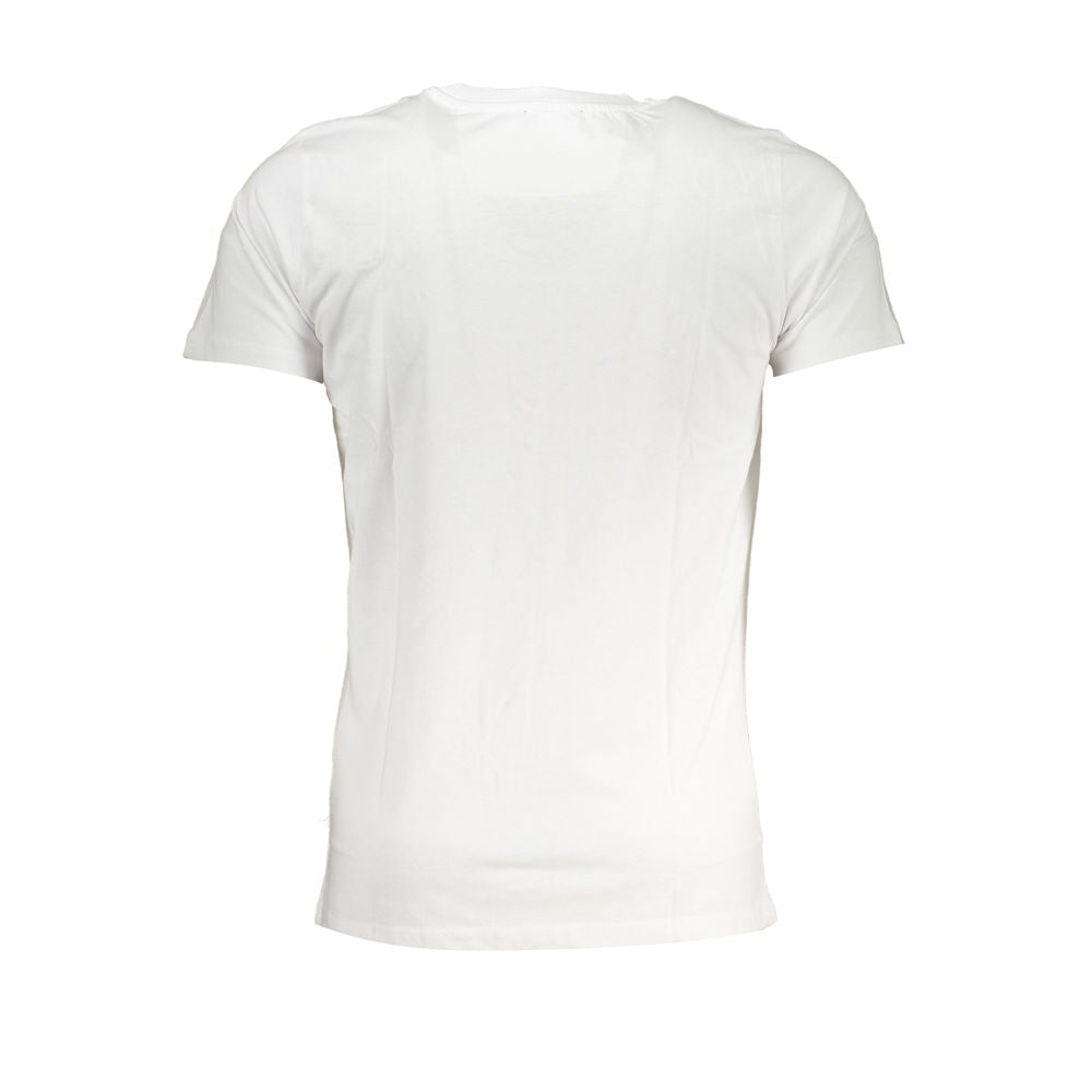 White Cotton Men's T-Shirt