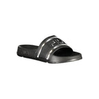 Black Polyurethane Women's Slipper