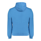 Blue Cotton Men Sweatshirt