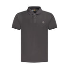 Black Cotton Men's Polo Shirt