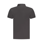 Black Cotton Men's Polo Shirt