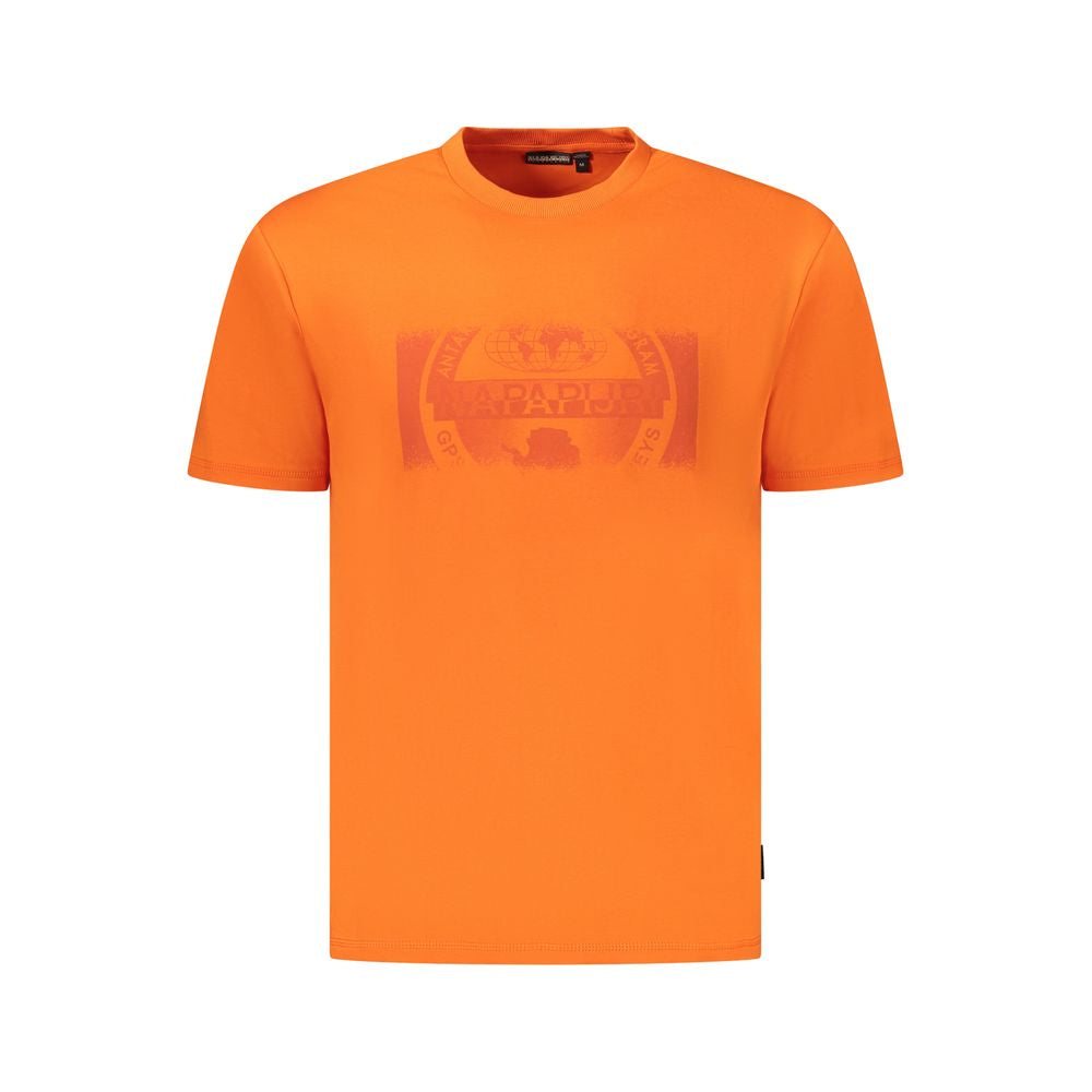 Arancione Cotton Men T-Shirt