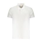 White Cotton Men Polo