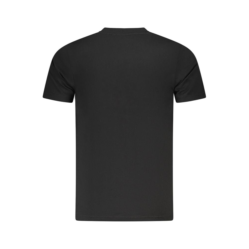 Black Cotton Men's T-Shirt