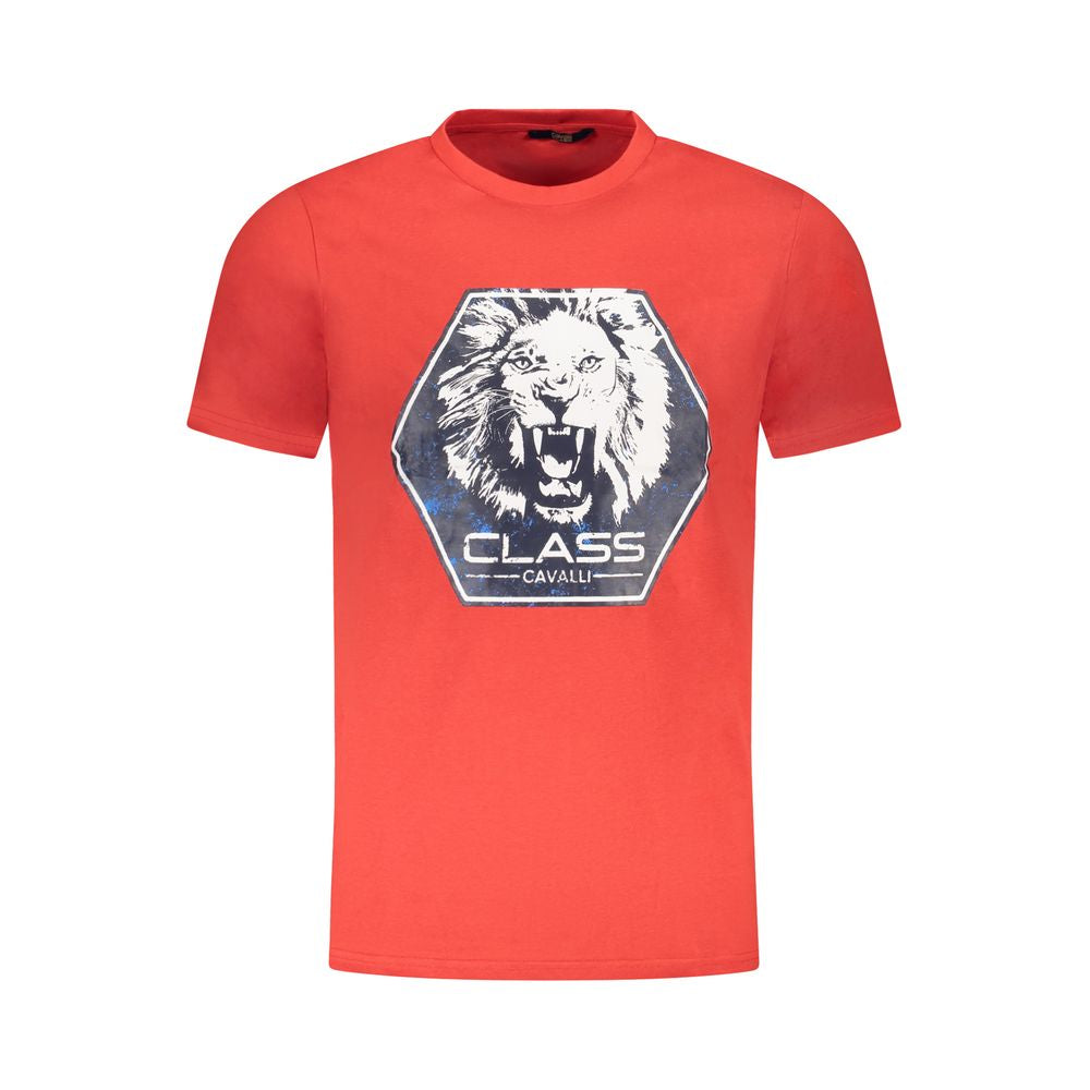 Red Cotton Men's T-Shirt