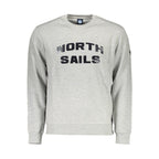 Gray Cotton Men Sweatshirt