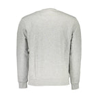 Gray Cotton Men Sweatshirt