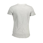 Grigio Cotton Male T-Shirt
