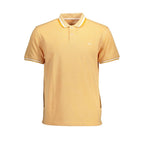 Arancione Cotton Men Polo