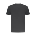 Black Cotton Men T-Shirt