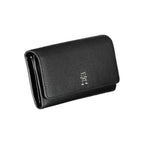 Black Polyurethane Women Wallet