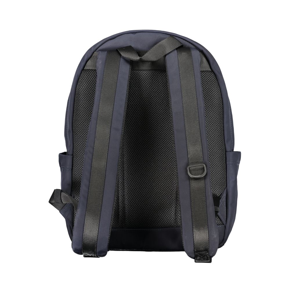 Blu Polyester Men Backpack