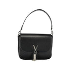 Black Polyurethane Women Handbag