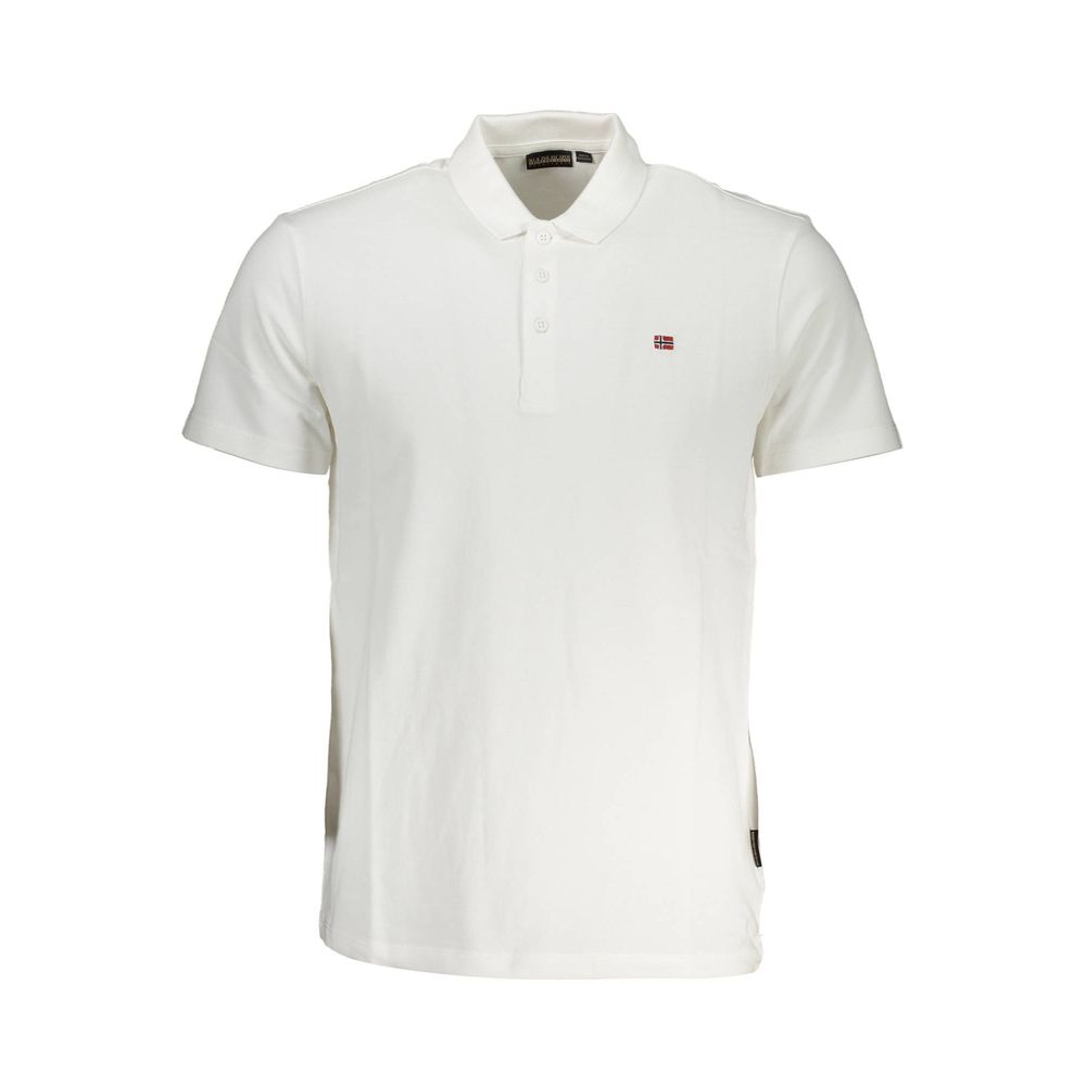 Bianco Cotton Men Polo Shirt